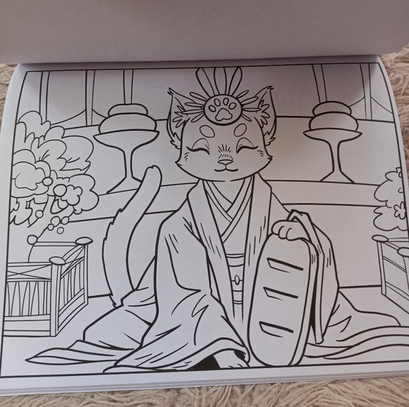 The GOAT dressed pets adult Coloring book by Crayola! EPIC art!!! New unused! - Picture 4 of 7